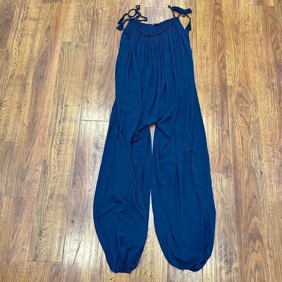 Erika Pena Veruschka sahara jumpsuit Navy - Picture 1 of 8